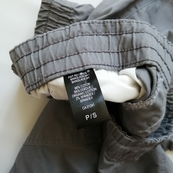 Djab Stretch Twill Pull-On Grey Shorts Small NWT - Picture 7 of 7